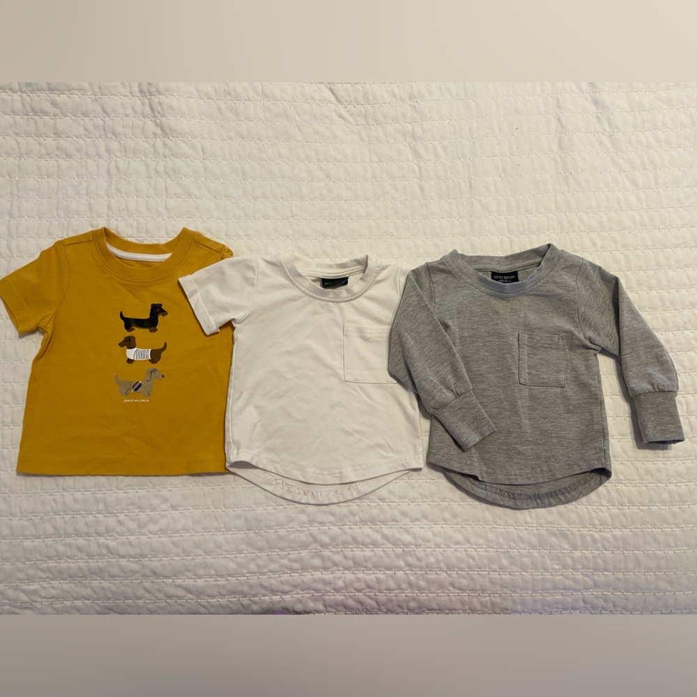 Little Bipsy Janie and Jack T-Shirt Bundle 3-6 Months